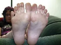 セクシーな足の指
