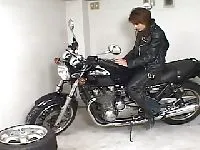 Japanse motorrijder