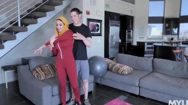 Dymanko met een moslimvrouw